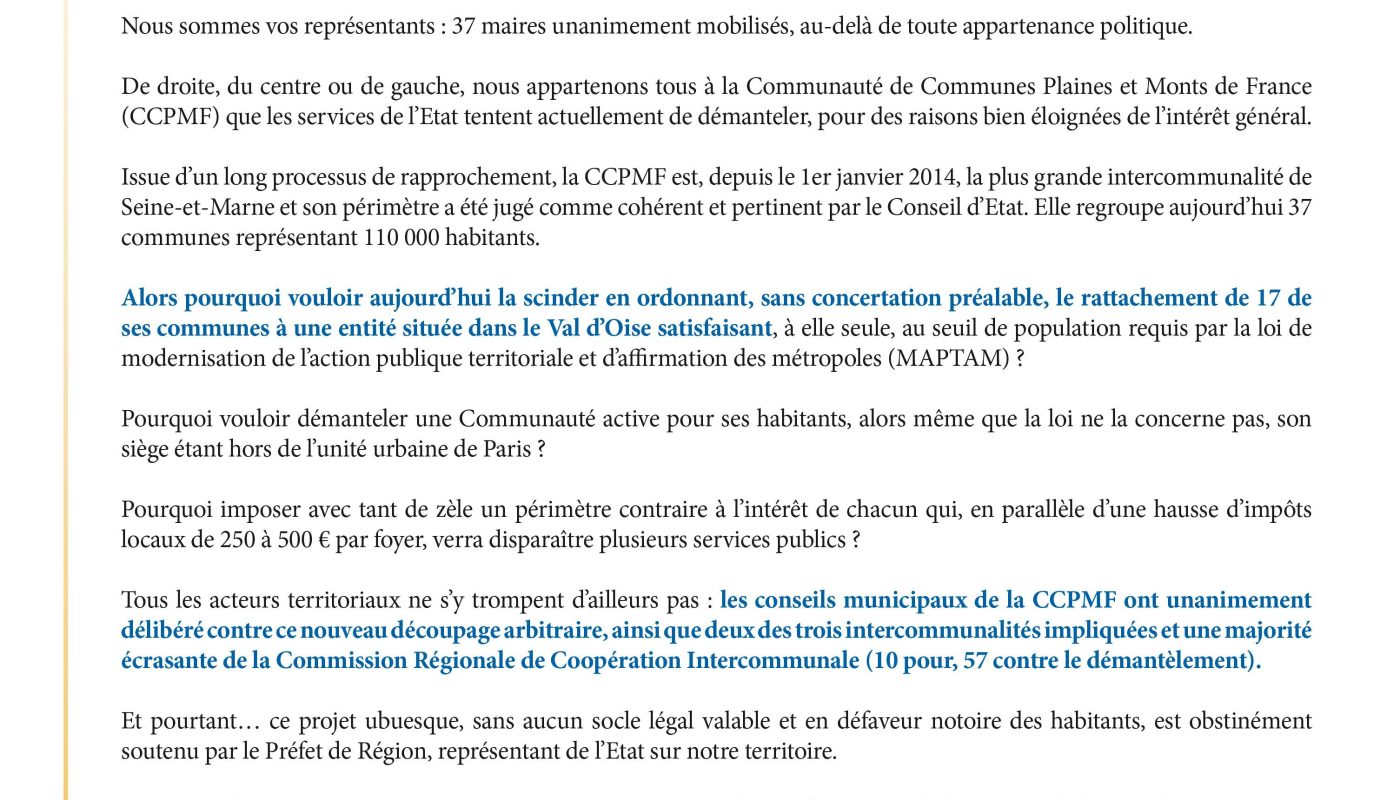 lettre CCPMF
