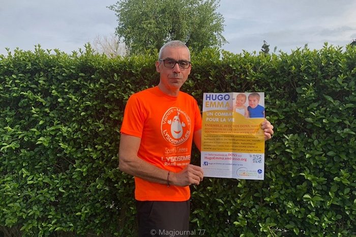 Othis ► Patrick Vogin va marcher cent kilomètres pour l’association Hugo et Emma