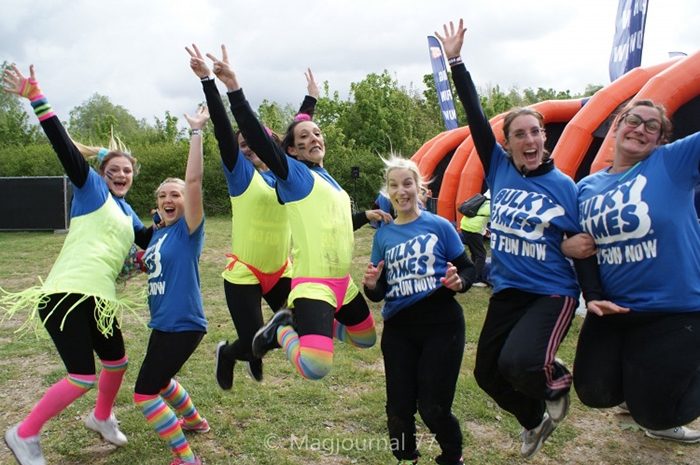 Torcy ► Bulky Games à la base de loisirs  : les participants sont venus à bout des obstacles gonflables [Vidéo]