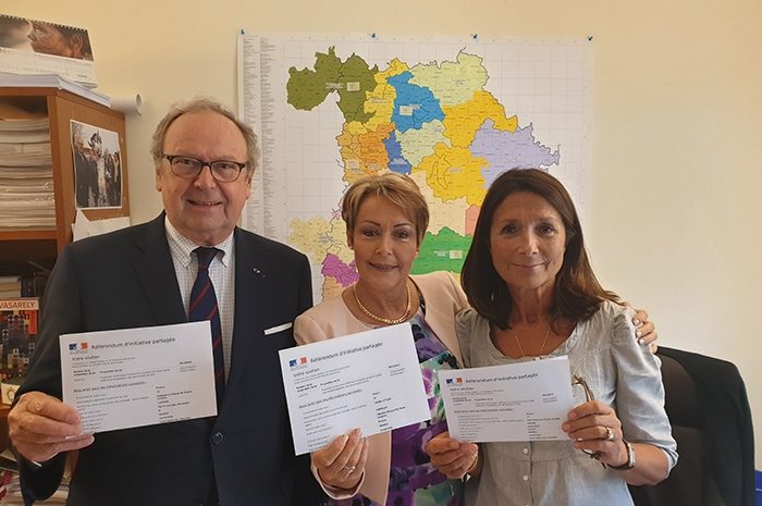 Seine-et-Marne ► Privatisation d&rsquo;Aéroports de Paris : les sénateurs Chain-Larché, Cuypers et Thomas ont signé la procédure de référendum d&rsquo;initiative partagée