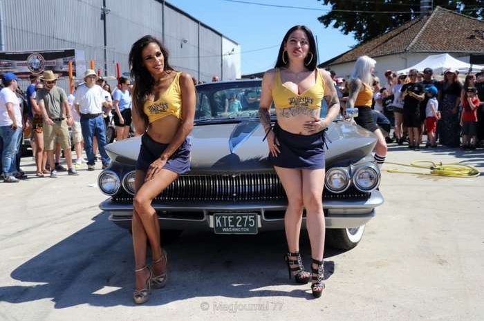 Poincy ► Lowriders : les voitures américaines ont  transformé la Briqueterie en une rue de Los Angeles [Vidéo et photos]