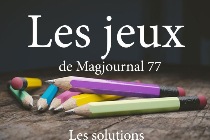Les jeux du mensuel N°16 ► Les solutions
