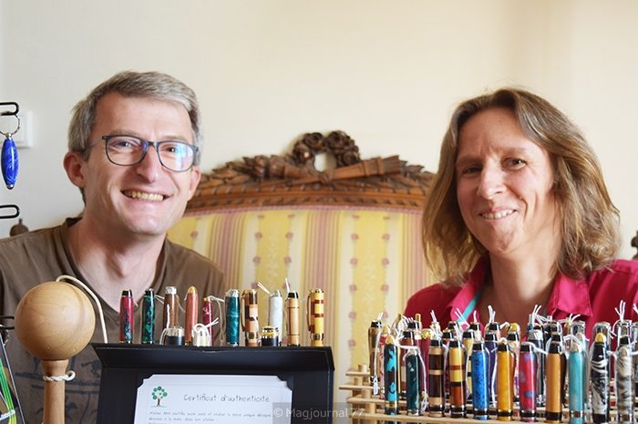 Thorigny-sur-Marne ► Atelier AHA :  Isabelle et Antoine font, de leur passion pour le bois, de l’artisanat 2.0 [Diaporama]