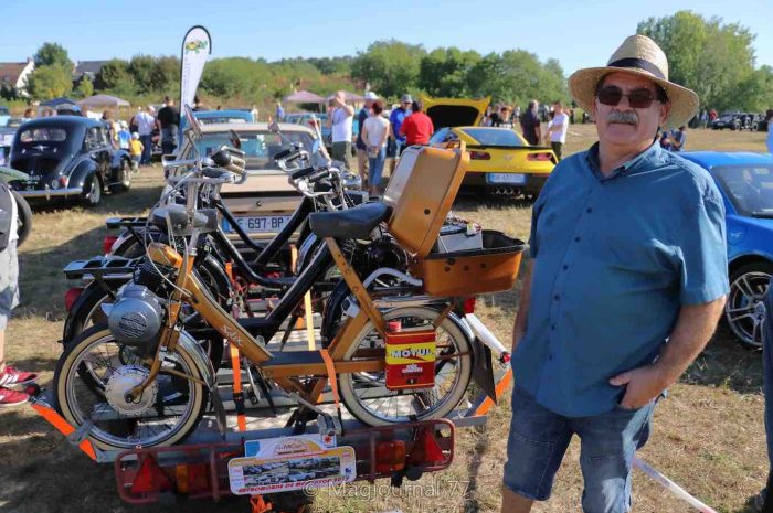 Monthyon ► Rassemblement de véhicules : Henri Ramundo a présenté le Solex électrique [Vidéo]