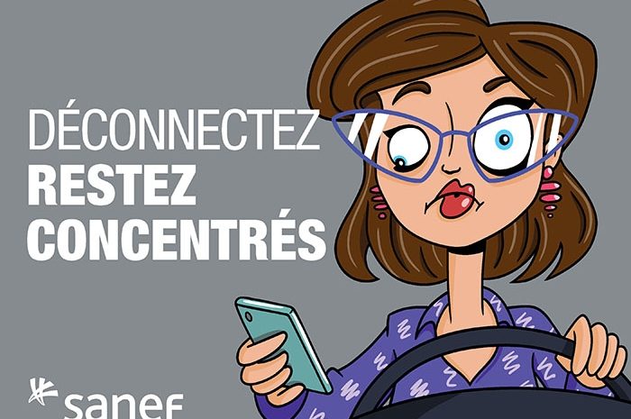 Autoroute ► La Sanef lance une campagne sur les dangers du téléphone au volant