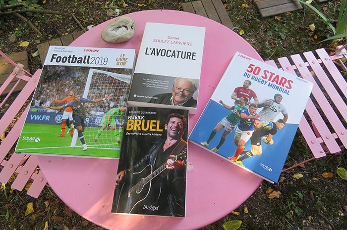Idées de lecture ► Rugby, football mais aussi deux stars, l&rsquo;une de la chanson et l&rsquo;autre du barreau