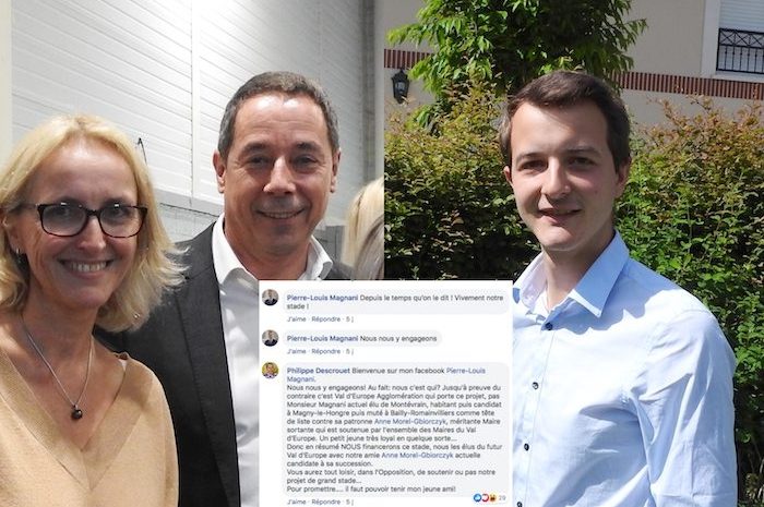 Val d’Europe ► Philippe Descrouet et Pierre-Louis Magnani : échanges « d&rsquo;amabilités » sur les réseaux sociaux