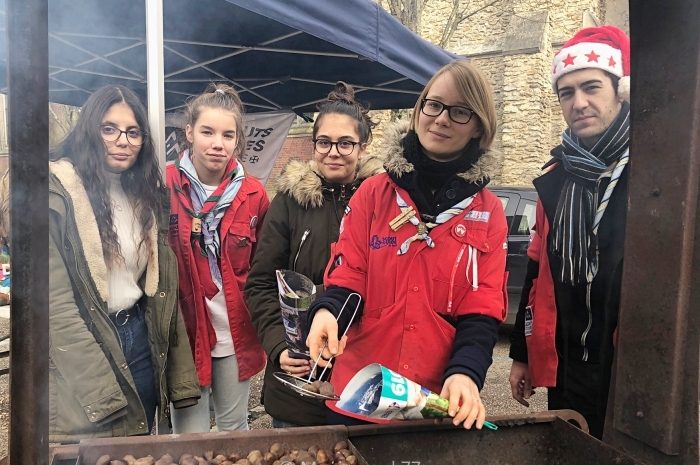 Dammartin-en-Goële ► Marrons chauds : les scouts ont perpétué la tradition [Vidéo]
