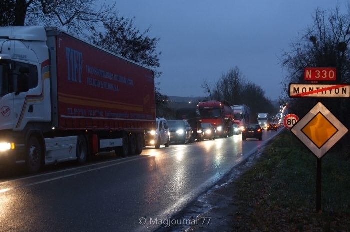 Monthyon ► Les automobilistes font face à des embouteillages récurrents sur la RN 330 : le maire se saisit du dossier