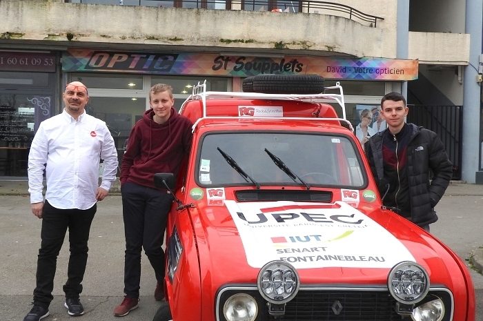 Saint-Soupplets ► Louis et Maxime sont prêts pour le 4L Trophy avec leur sponsor, Optic Saint-Soupplets [Vidéo]