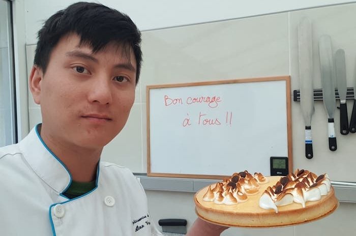 Bussy-Saint-Georges ► Alex Vong, pâtissier, prépare des gâteaux pour le personnel soignant 