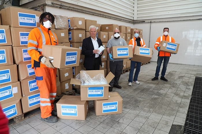 Seine-et-Marne ► Le Département distribue des masques de protection en fonction des besoins