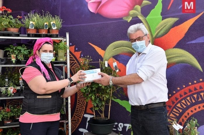 Saint-Soupplets ► La chambre de métiers et de l’artisanat a fourni des masques à la fleuriste