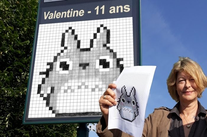 Chanteloup-en-Brie ► « Pixel en Brie » : les dessins d’enfants sont exposés sur les panneaux lumineux de la ville