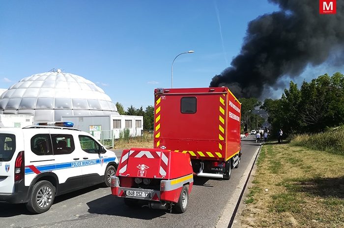 Meaux ► Incendie géant à proximité de BASF, le site classé Seveso [Vidéo]