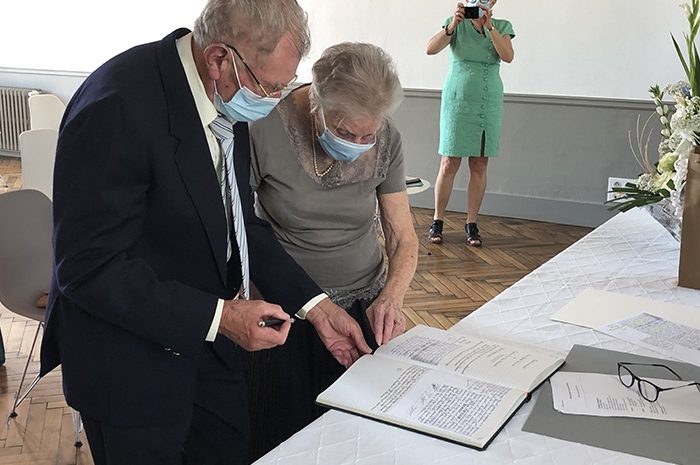 Nanteuil-lès-Meaux ► Les anciens bouchers, Jeannine et André Pinteaux, ont fêté leurs noces de diamant