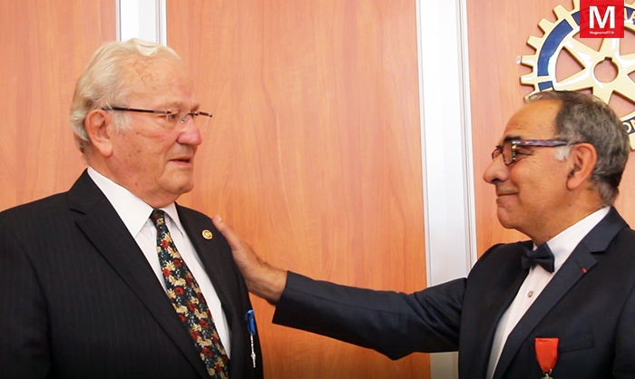 Claye-Souilly ► Rotary club : Bernard Béraud décoré de l’ordre national du Mérite [Vidéo]