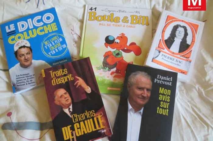 Idées de lecture ► De l&rsquo;humour avec Coluche, Daniel Prévost, Pierre Dac, Boule et Bill et le… Général De Gaulle