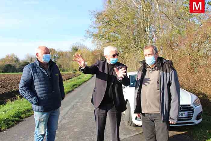De gauche à droite : Patrick Snakowski, Michel Mouton, et Michel Dutruge