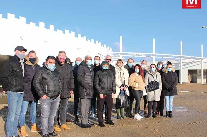 Longperrier ► [Vidéo] Nouveaux commerces à la place de l’ancien Carrefour Market : les futurs locataires ont visité le chantier
