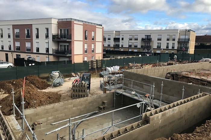 Nanteuil-lès-Meaux ► Pose des fondations du futur accueil de loisirs sans hébergement