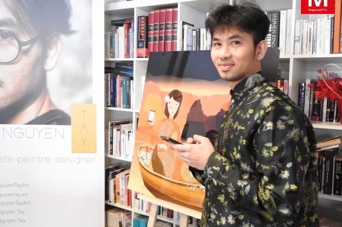 Bussy-Saint-Georges ► L’artiste Nguyen Tay a réalisé une œuvre pour Orange 