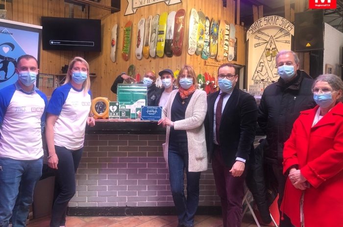 Chelles ► [Vidéo] L’association Sébastien a financé le défibrillateur du skatepark Cosanostra 