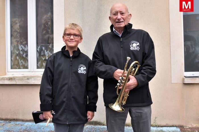 Saint-Soupplets ► [Vidéo] Lyre Sulpicienne : Yolan, 10 ans, a défilé pour la première fois dans les pas de son grand-père