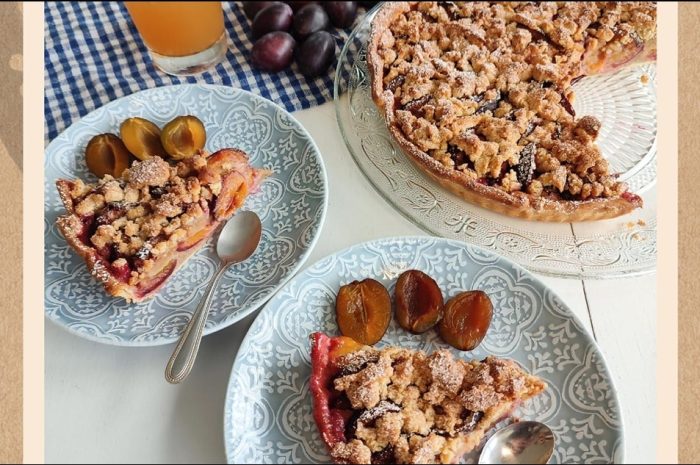 La recette bio du week-end ► Le streusel aux quetsches est une célébrité germanique