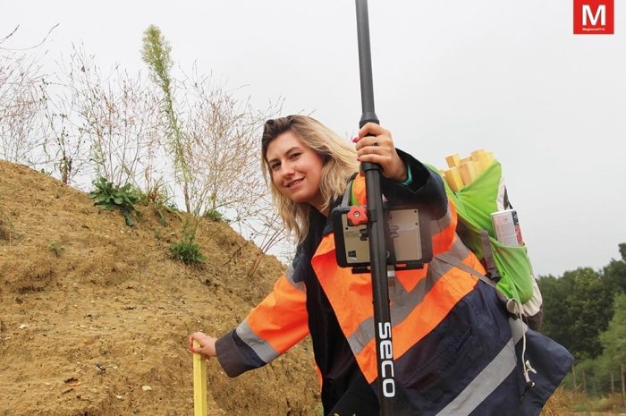 Villeneuve-sous-Dammartin ► Chez ECT, Justine, géomètre, fait naître les paysages