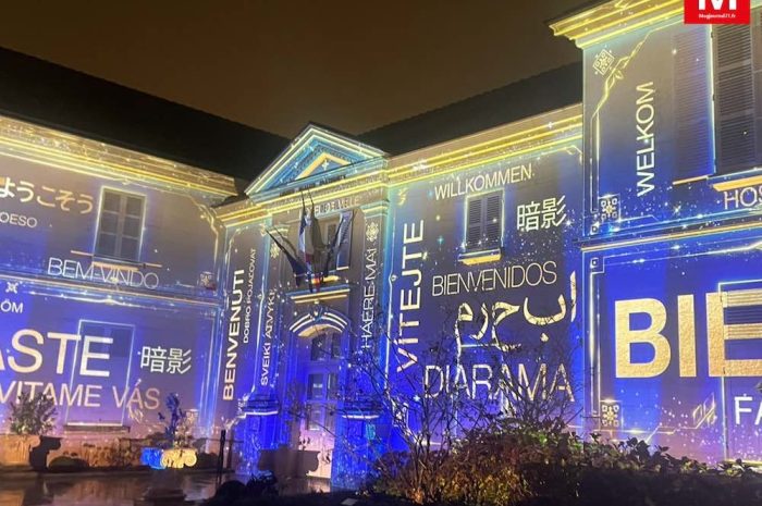 Le Mesnil-Amelot ► [Vidéo] Des vidéos mapping animent désormais les façades de la mairie et de l’église 