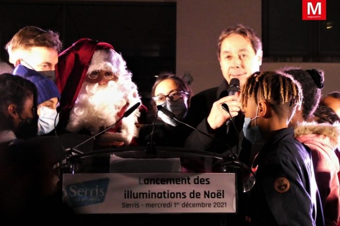Serris ► [Vidéo] Lancement des illuminations : la magie de Noël a envoûté les Serrisiens