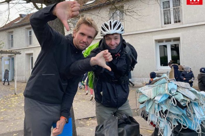 Juilly ► [Vidéo] Nicolas Vandenelsken a ramassé cinquante-deux masques en courant