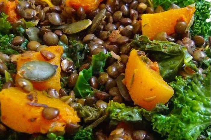 La recette du week-end ► Du bio : poêlée de lentilles, butternut et chou, un plat complet pour les journées d’hiver