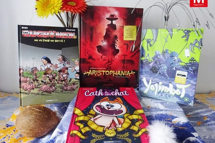 Idées de lecture ► BD : des marrons joyeux du rugby aux gags d&rsquo;un chat gaffeur, et aussi, des coups de théâtre