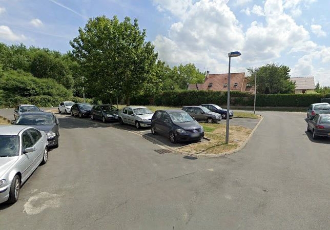 L'impasse Louise-Michel à Chelles se termine par une place. © Google Earth
