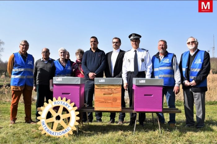 Pomponne ► [Vidéo] Les abeilles vont loger chez les CRS : les ruches sont offertes par le Rotary