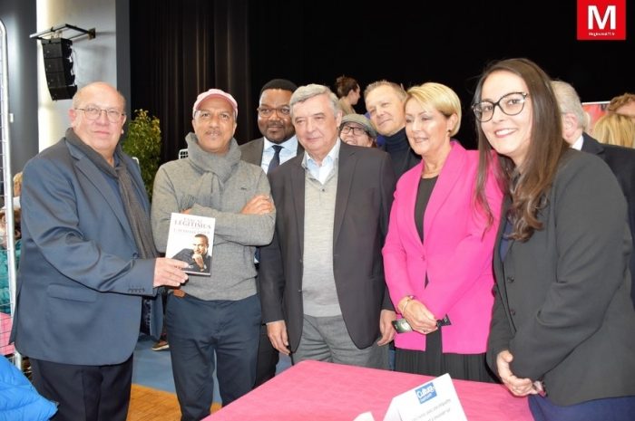 Courtry ► [Vidéo] Des têtes d&rsquo;affiche étaient au salon du livre : Christophe Beaugrand, Pascal Légitimus, Mireille Calmel