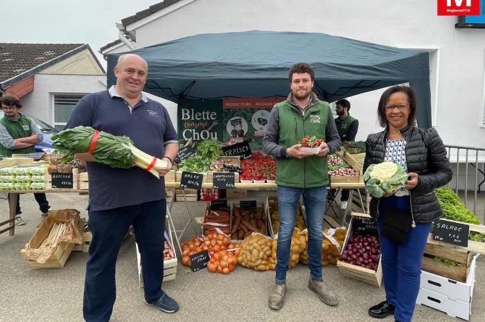 Othis ► [Vidéo] Blette comme Chou s’installe au marché avec des produits 100% locaux