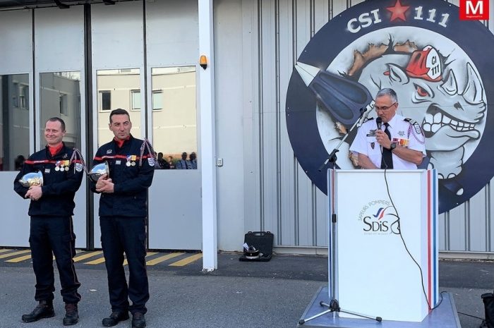 Chessy ► [Vidéo] Passation de commandement chez les pompiers : le capitaine Mary a pris la tête de la caserne
