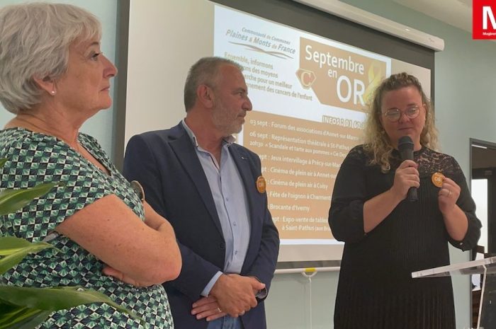 Plaines et Monts de France ► [Vidéo] Septembre en Or : la communauté de communes a lancé le mois de mobilisation contre les cancers de l&rsquo;enfant