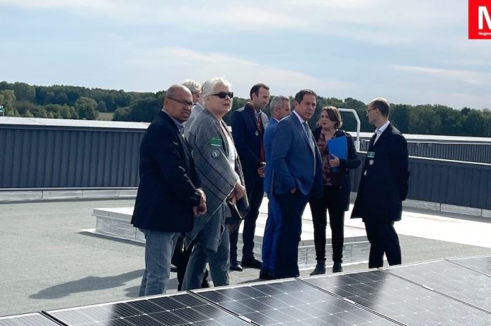 Serris ► [Vidéo] Le premier entrepôt alimenté à l’énergie solaire a été inauguré 