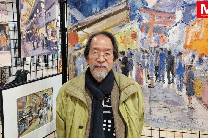 Congis-sur-Thérouane ► [Vidéo] Les Automnales : Toshio Matsuda, artiste-peintre, a exposé ses scènes de la vie quotidienne 
