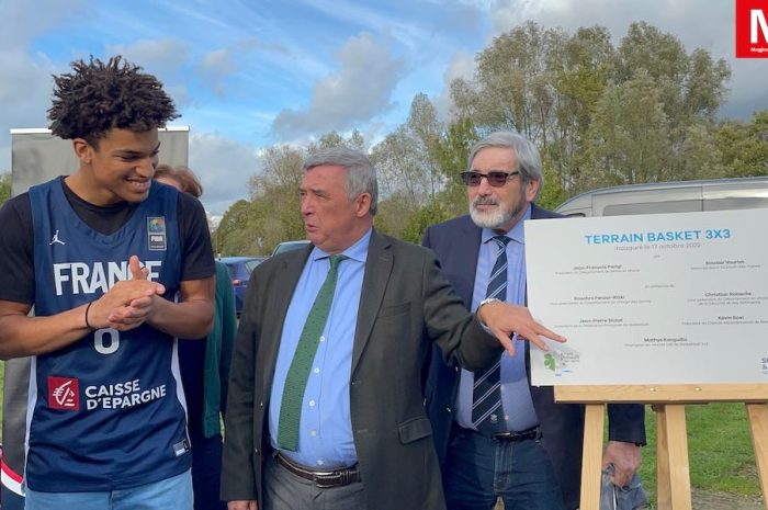 Saint-Thibault-des-Vignes ► [Vidéo] Six terrains de basketball 3X3 ont été inaugurés 