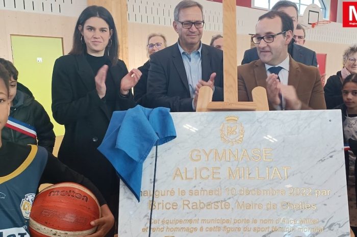 Chelles ► [Vidéo] Inauguration du gymnase Alice-Milliat : la Ville rend hommage à une figure du sport féminin 