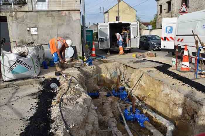 Nanteuil-lès-Meaux ► Rue Fernand-Collot :  phase finale pour les travaux d’enfouissement des réseaux secs