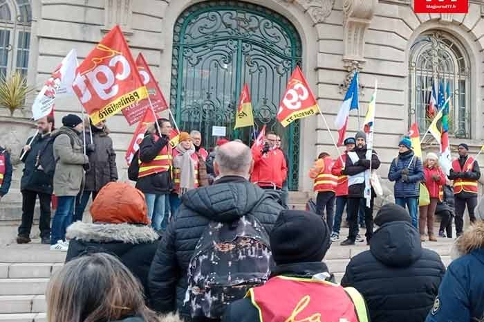 Meaux ► [Vidéo] Deuxième journée de mobilisation : 750 manifestants ont protesté contre la réforme des retraites