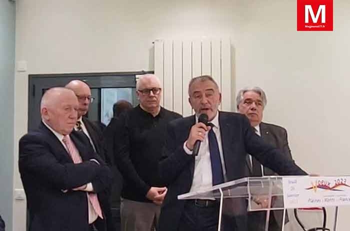 Plaines et Monts de France ► [Vidéo] Cérémonie des vœux : Jean-Louis Durand a placé le GIP Roissy-Meaux aéropôle au centre de l’attention