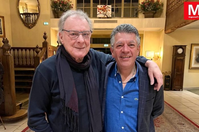 Claye-Souilly ► [Vidéo] Herbert Léonard a fait son show au restaurant La Closerie : le patron, Pedro, a accueilli le chanteur