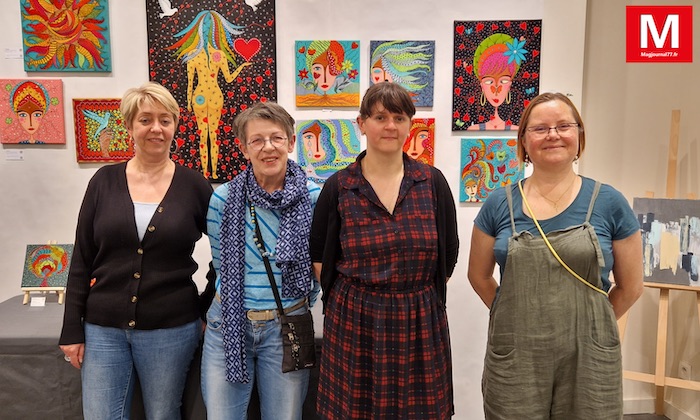 Chauconin-Neufmontiers [Vidéo] : Mère nature et féminin sacré : le collectif Artistes en Nord expose aux Saisons de Meaux